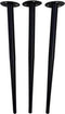 HSM Collection-Salontafelpoot S/3 Ventura-ø2x45-Zwart-Metaal