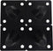 HSM Collection-Salontafelpoot S/4-2.5x10x20-Zwart-Metaal