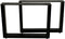 HSM Collection-Salontafelpoten Model U S/2-50x10x38-Zwart-Metaal