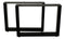 HSM Collection-Salontafelpoten Model U S/2-50x10x38-Zwart-Metaal