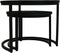 HSM Collection Salontafels Verona S/2 Zwart Mangohout/Metaal
