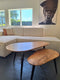 HSM Collection Salontafels Zurich Naturel/Zwart Acaciahout/Ijzer Set van 2
