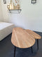 HSM Collection Salontafels Zurich Naturel/Zwart Acaciahout/Ijzer Set van 2