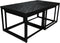 HSM Collection Salontafels Zwart Mangohout/Ijzer Set van 3