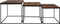 HSM Collection Salontafelset Austin - gerecycled Javahout/ijzer - S/3