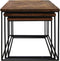 HSM Collection Salontafelset Austin - gerecycled Javahout/ijzer - S/3
