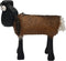 HSM Collection-Schaap Shawn Small-32x14x32-Assorti/Zwart-Geitenhuid/Teak
