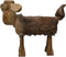 HSM Collection-Schaap Shawn Small-32x14x32-Assorti/Naturel-Geitenhuid/Teak