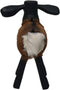 HSM Collection-Schaap Shawn Small-32x14x32-Assorti/Zwart-Geitenhuid/Teak