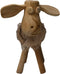HSM Collection-Schaap Shawn Small-32x14x32-Assorti/Naturel-Geitenhuid/Teak