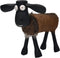 HSM Collection-Schaap Shawn Small-32x14x32-Assorti/Zwart-Geitenhuid/Teak
