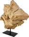 HSM Collection-Sculptuur erosihout -45x15x55-Naturel/Zwart-Teak