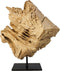 HSM Collection-Sculptuur erosihout -45x15x55-Naturel/Zwart-Teak
