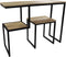 HSM Collection Sidetable 100cm Naturel/Zwart Mangohout/Ijzer