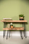 HSM Collection Sidetable 120cm Naturel Teak Wortelhout/Ijzer