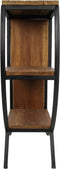 HSM Collection Sidetable 90x25x80cm Naturel/Zwart Mango/Ijzer