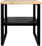 HSM Collection Sidetable SoHo - acacia/ijzer - powdercoated black