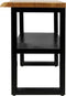 HSM Collection Sidetable SoHo - acacia/ijzer - powdercoated black