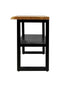 HSM Collection Sidetable SoHo - acacia/ijzer - powdercoated black