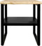 HSM Collection Sidetable SoHo - acacia/ijzer - powdercoated black