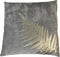 HSM Collection - Sierkussen met print - 45x45 - Lichtgrijs/goud - Velvet
