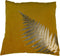 HSM Collection - Sierkussen met print - 45x45 - Mosterdgeel/goud - Velvet