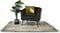 HSM Collection - Sierkussen met print - 45x45 - Olijfgroen/goud - Velvet