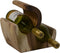 HSM Collection-Staand Wijnrek Vins 2 Flessen-21x15x22-Naturel-Munggur
