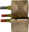 HSM Collection-Staand Wijnrek Vins 3 Flessen-25x18x31-Naturel-Munggur