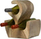 HSM Collection-Staand Wijnrek Vins 3 Flessen-25x18x31-Naturel-Munggur