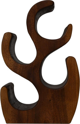 HSM Collection-Staand Wijnrek Vins 4 Flessen-26x16x40-Bruin-Munggur