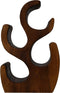 HSM Collection-Staand Wijnrek Vins 4 Flessen-26x16x40-Bruin-Munggur