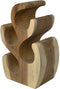 HSM Collection-Staand Wijnrek Vins 4 Flessen-26x16x40-Naturel-Munggur