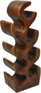 HSM Collection-Staand Wijnrek Vins 8 Flessen-27x18x70-Bruin-Munggur