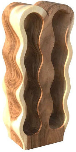 HSM Collection-Staand Wijnrek Vins 8 Flessen-29x16x68-Naturel-Munggur
