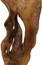 HSM Collection-Staande Deco Abstract-35x30x110-Naturel/Zwart-Teak/Metaal
