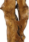 HSM Collection-Staande Deco Abstract-35x30x110-Naturel/Zwart-Teak/Metaal