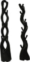 HSM Collection-Staande Kapstok Enkel-30x190-Zwart-Munggur