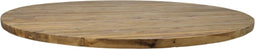 HSM Collection tafelblad rond - ø120 cm - blank - teak