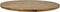 HSM Collection tafelblad rond - ø120 cm - blank - teak