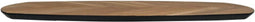 HSM Collection Tafelblad Visgraat Danish 120cm Zwart Eiken