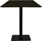 HSM Collection - Tafelblad Zurich rechthoekig - Zwart - Acaciahout - Swiss edge