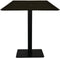 HSM Collection - Tafelblad Zurich rechthoekig - Zwart - Acaciahout - Swiss edge