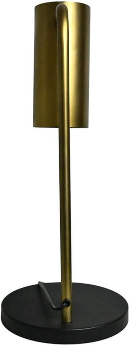 HSM Collection-Tafellamp-30x20x50-Goud/Zwart-Metaal