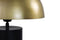 HSM Collection-Tafellamp Met Kap-30x30x45-Zwart/Goud-Metaal
