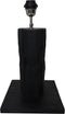 HSM Collection-Tafellamp Rond-25x25x50-Zwart-Teak