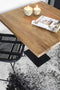 HSM Collection-Tafelonderstel 1 Pilaar-40x30x70 (63mm)-Zwart-Metaal
