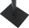 HSM Collection-Tafelonderstel 1 Pilaar-40x30x70 (63mm)-Zwart-Metaal