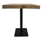 HSM Collection-Tafelonderstel 2 Pilaren-60x35x70 (60x60mm)-Zwart-Metaal