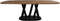 HSM Collection-Tafelonderstel 5 Pilaren-98x58x73-Zwart-Metaal